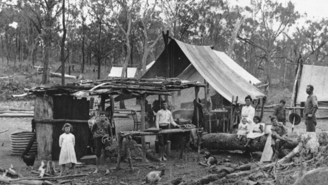 HISTORY: The Mining days at Auburn Falls, Eidsvold district. Auburn Falls had a reputation for being haunted by a hairy men who dwelled in caves.