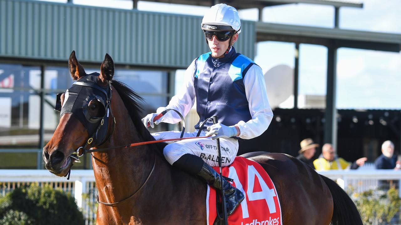 Ben Allen rode Cyclone Coco to victory at Sale on Wednesday.