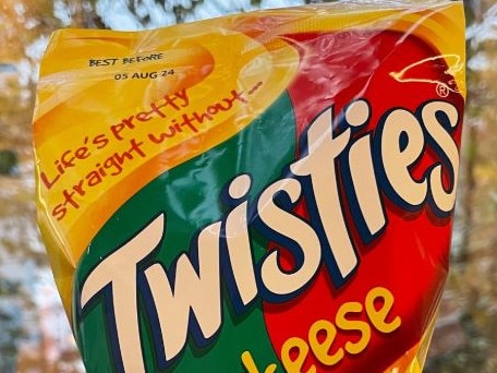 Twisties reveal brand new flavour to customers. Picture: Reddit