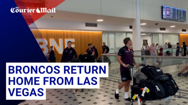 Broncos return to Brisbane after Vegas extravaganza