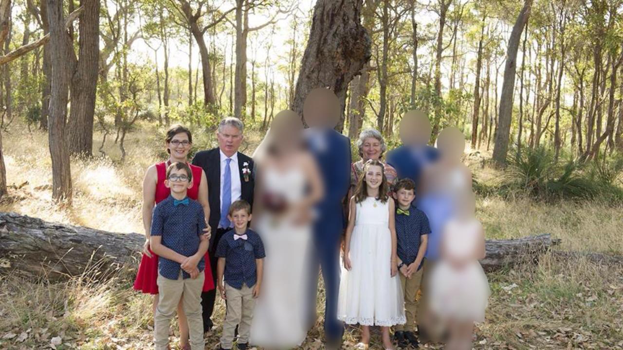 Katrina Miles and her family at a recent wedding.