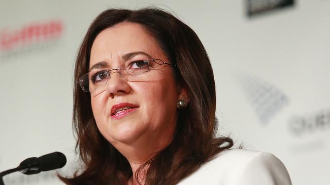 Queensland Premier Annastacia Palaszczuk has been accused of selling the Coast short on the M1. (AAP Image/Claudia Baxter)