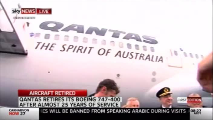 Qantas retires historic Boeing 747-400