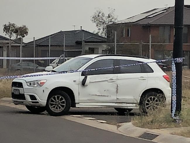 The car allegedly stolen by the 26-year-old man.