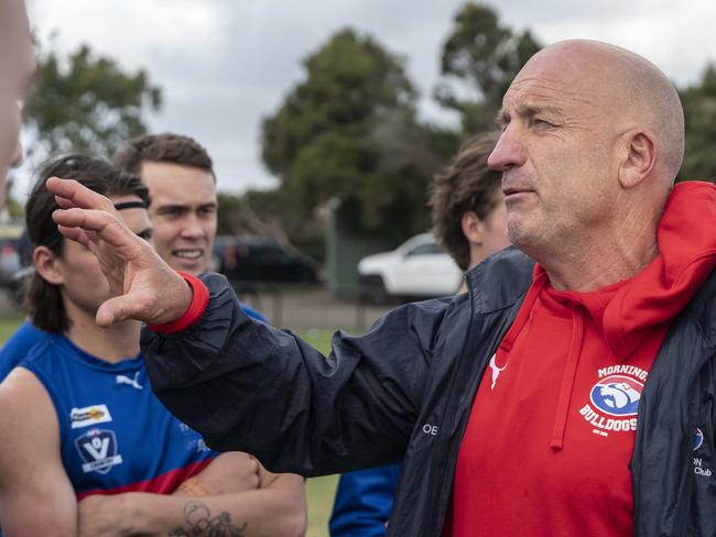 Mornington coach Simon Goosey.