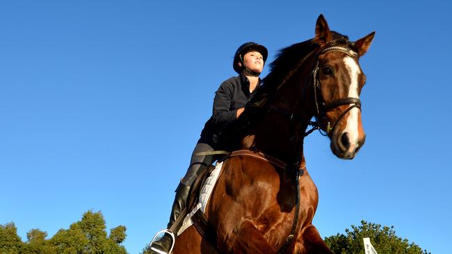 High achiever: Jasmine Dennison, the 2015 National Junior Champion, will be among the contenders at the Equestrian Expo show jumping event on Saturday.