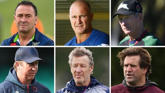 Candidates for NRL coach of the year.