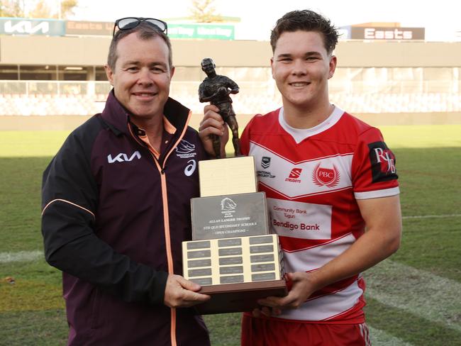 Man of the Match PBC Captain Zane Harrison after the Langer Trophy final. Picture: Liam Kidston.