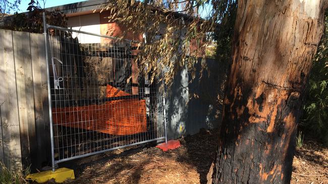 One fire burnt through the park’s fence and a neighbour’s fence.