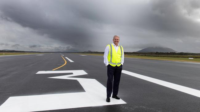 Andrew Brodie on Sunshine Coast Airport’s new runway.