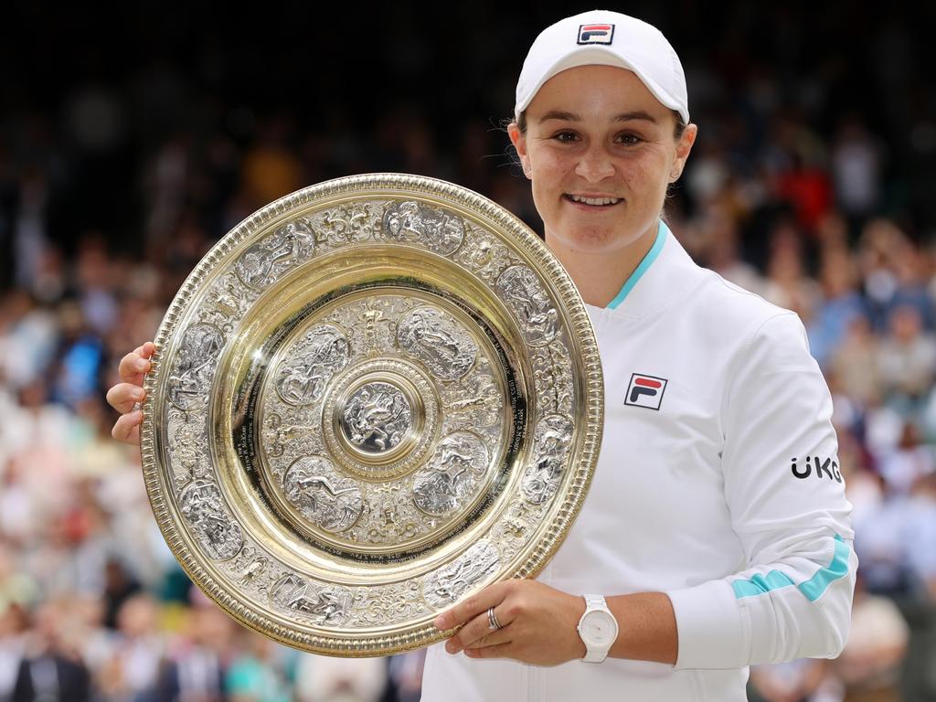 Ash Barty was World number 1 and a Wimbledon champion. Picture: Getty Images