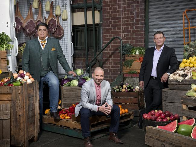 MasterChef Australia's Matt Preston, George Calombaris and Gary Mehigan may have got a little over enthusiastic.