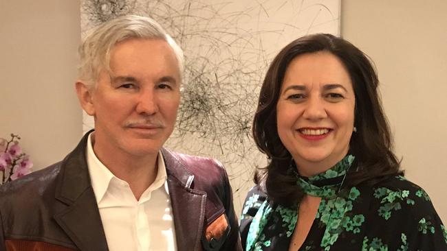 Annastacia Palaszczuk with Baz Luhrmann.