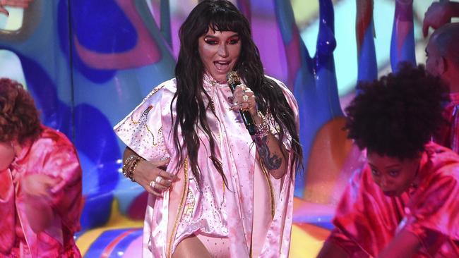 Kesha will be one of the star attractions at the 2020 Mardi Gras party. Picture: Chris Pizzello/Invision/AP.