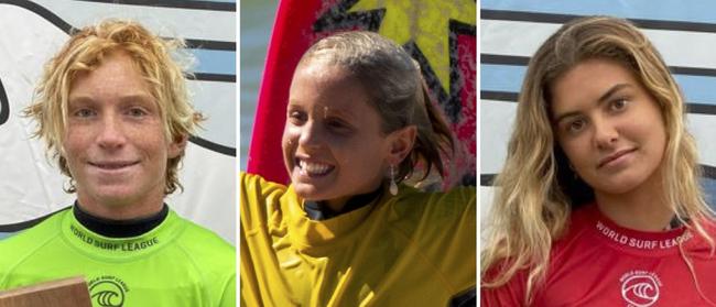 North Coast surfers Harry O'Brien, Leihani Zoric and Juniper Harper will be competing in the competition, which is due to involve hundreds of groms.