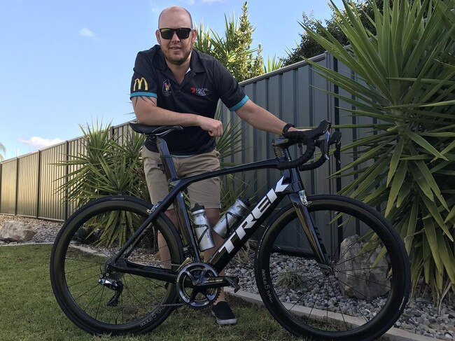 Keen cyclist and Warwick McDonald's franchisee Marc Benson is always keen to give back to his community (Photo: file)