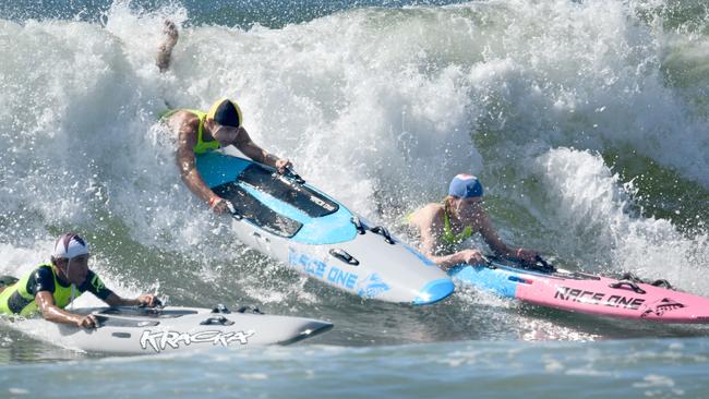 The surf created some great racing. Pictures: Supplied/SLSA