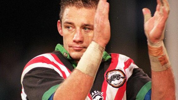 Mark Geyer playing for the Penrith Panthers in 1999 Picture: NRL Photos