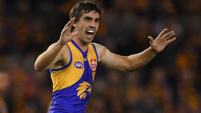 Andrew Gaff has to decide if he wants to stay loyal to the Eagles or shoose a big money offer from a Victorian club. Picture: AAP