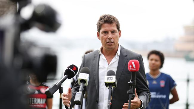 A-Leagues Commissioner Nick Garcia is yet to make a statement following the restructure and redundancies made at the APL this week. Picture: Matt King/Getty Images for APL.