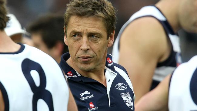 Bomber Thompson as Geelong coach back in 2007