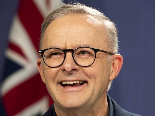 SYDNEY, AUSTRALIA NCA NewsWire - Saturday, 27 August 2022.The Prime Minister, Anthony Albanese pictured speaking at a press conference with Minister for Indigenous Australians Linda Burney.Picture: NCA NewsWire / Monique Harmer