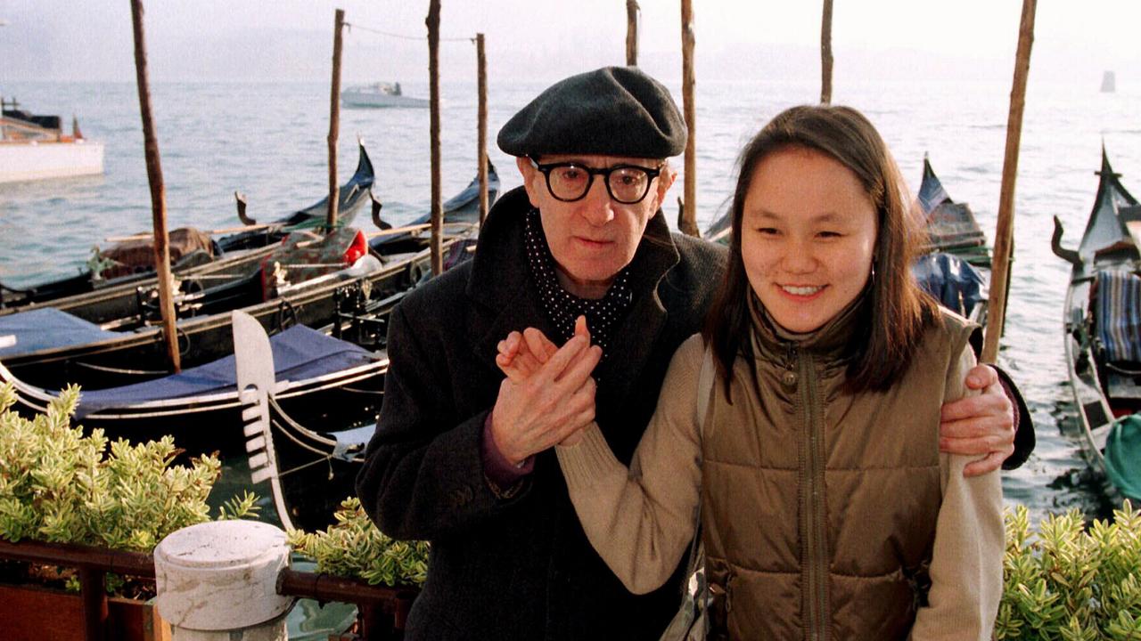 Woody and Soon-Yi celebrate their first wedding anniversary in 1998.