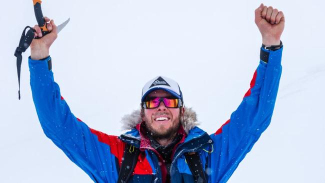 Daniel Bull has climbed the most summits and volcanoes in the fastest time. Picture: Guinness World Record.