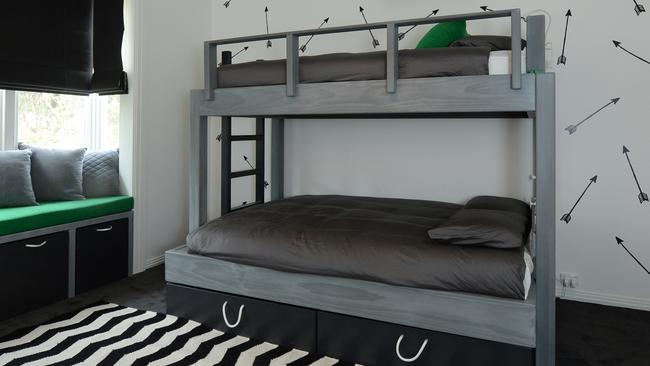 A bunk bed. Half of one of these could be yours to rent for just $160 a week. Picture: CHRIS EASTMAN