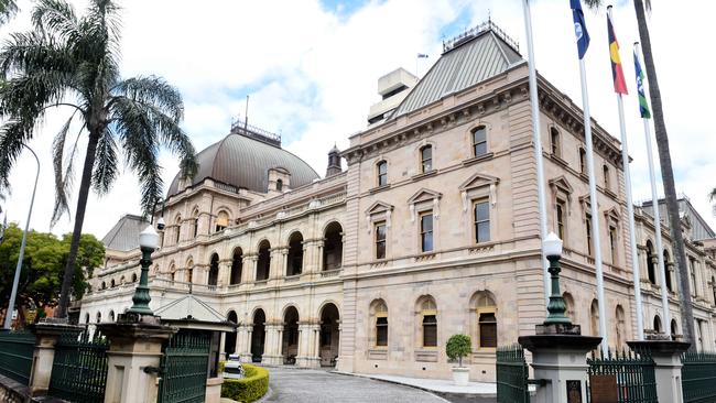 The Queensland government is looking to change its youth justice laws, with public briefings being heard in Parliament House in Brisbane. Picture: NCA NewsWire / John Gass