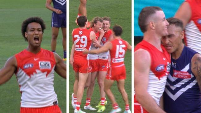 THRILLING end to Swans first win