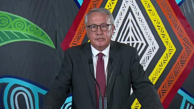 Cbus chair Wayne Swan during the 2024 CBUS annual meeting in 2024.