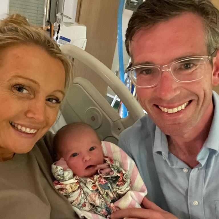 NSW Premier Dominic Perrottet and wife Helen welcomed their seventh child, Celeste, overnight