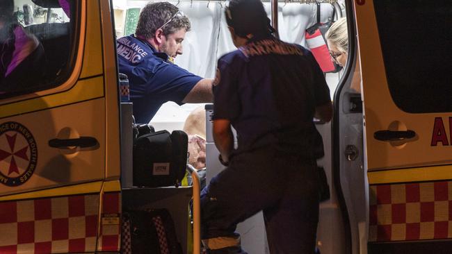 A man is critical after allegedly being assaulted. Picture: Gordon McComiskie