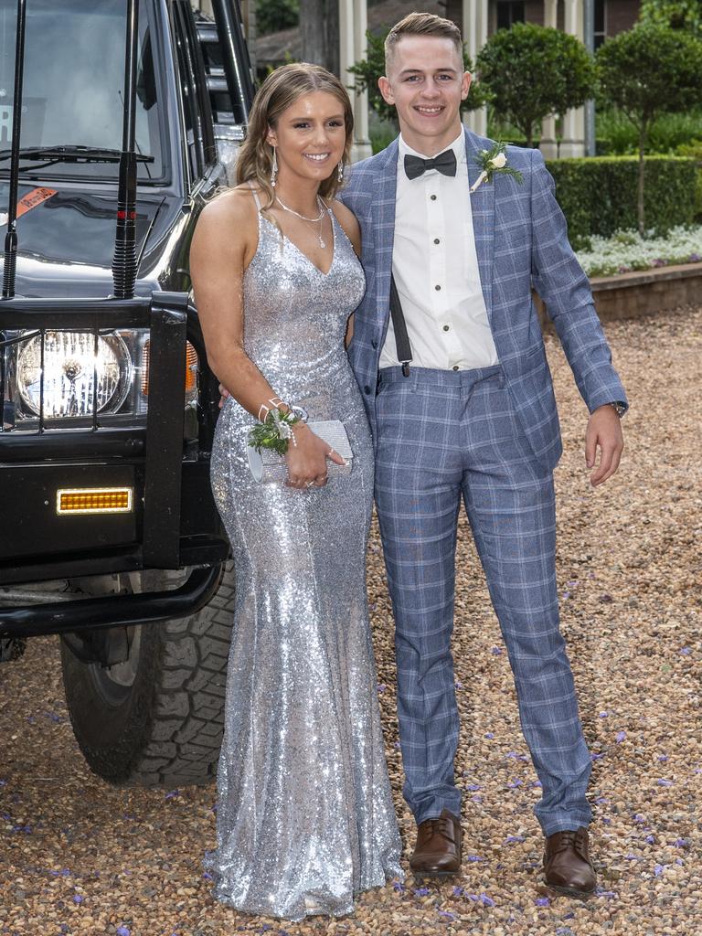 Sarah Gray and William Storey. Highlands Christian College formal at Gabbinbar Homestead. Wednesday. 18th Nov 2020 Picture: Nev Madsen