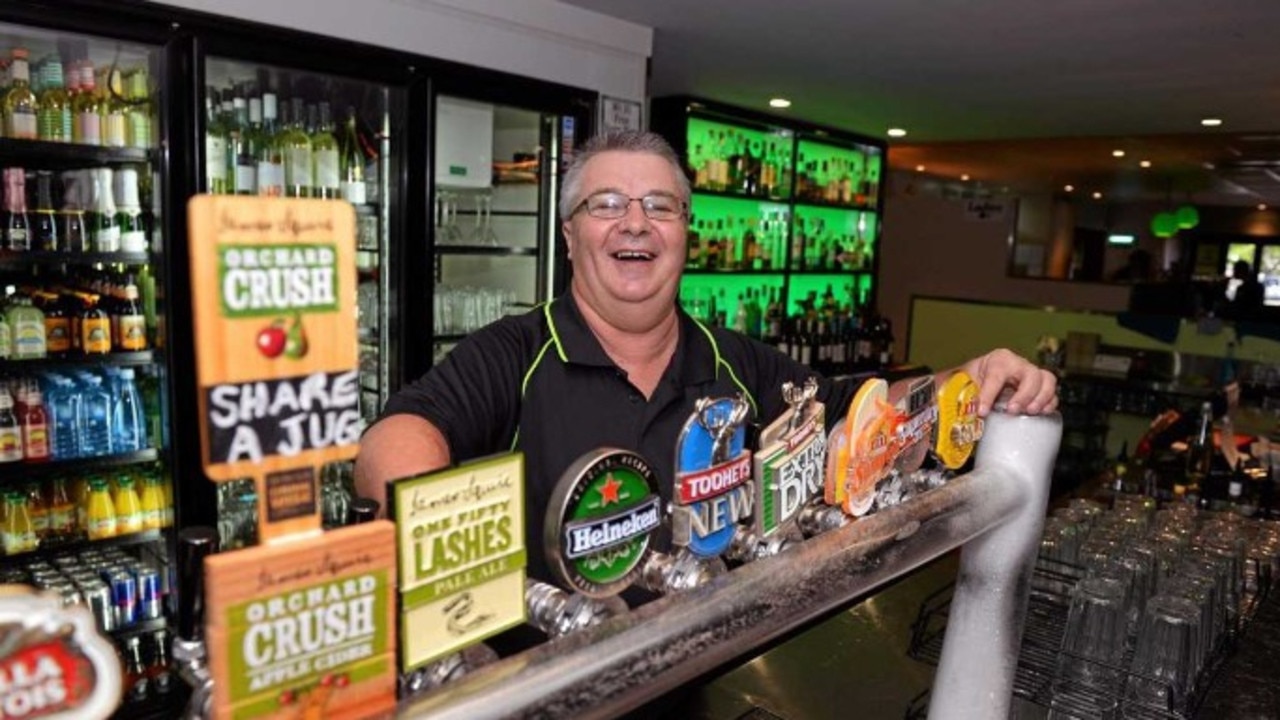 Spotted Dog@Railway Hotel publican Steve Paterson at the front bar