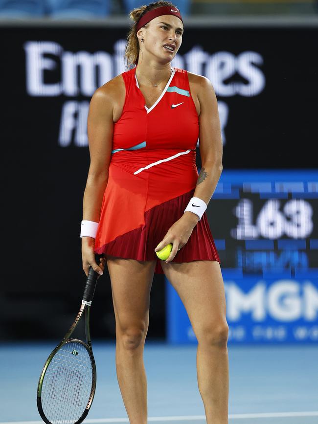 Aryna Sabalenka. Picture: Getty Images