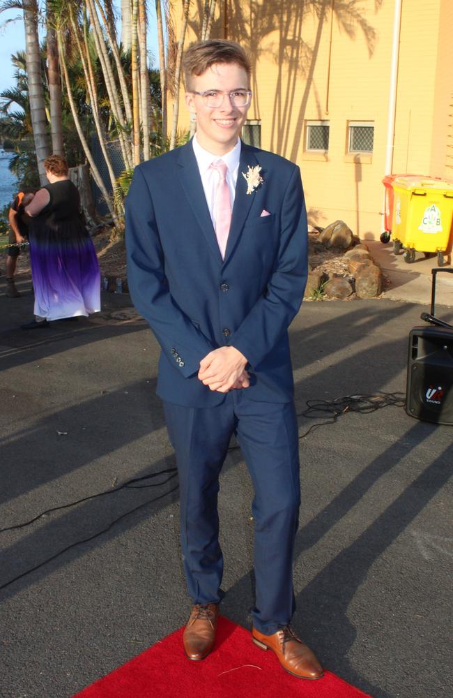 Lachlan Simpson at the 2023 Gin Gin State High School formal.