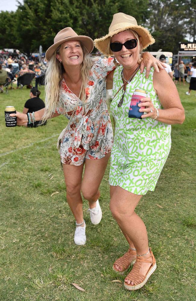 Angie Lowe and Shauna Heggan at Sounds of Rock 2024 in Hervey Bay. Picture: Patrick Woods.