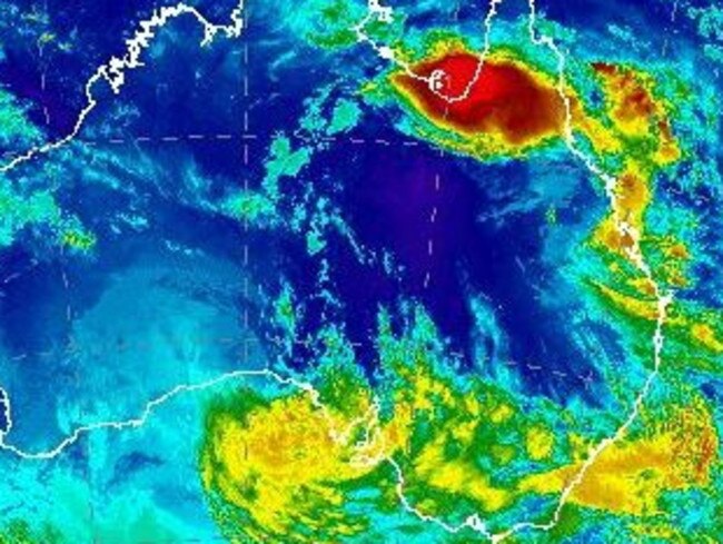 Queensland is having some fairly intense rain with more on the way. Picture: BOM