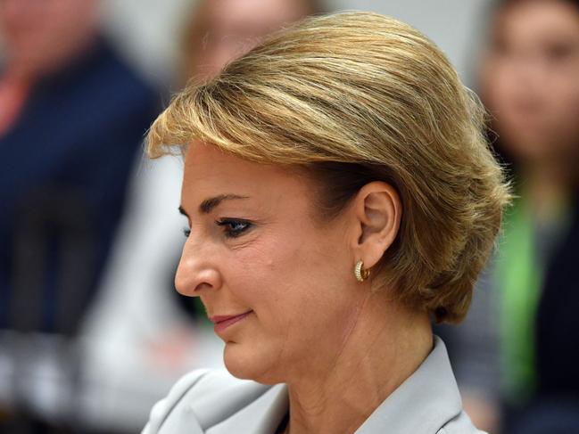 Minister for Jobs Michaelia Cash at Senate Estimates at Parliament House in Canberra, Tuesday, May 29, 2018. (AAP Image/Mick Tsikas) NO ARCHIVING