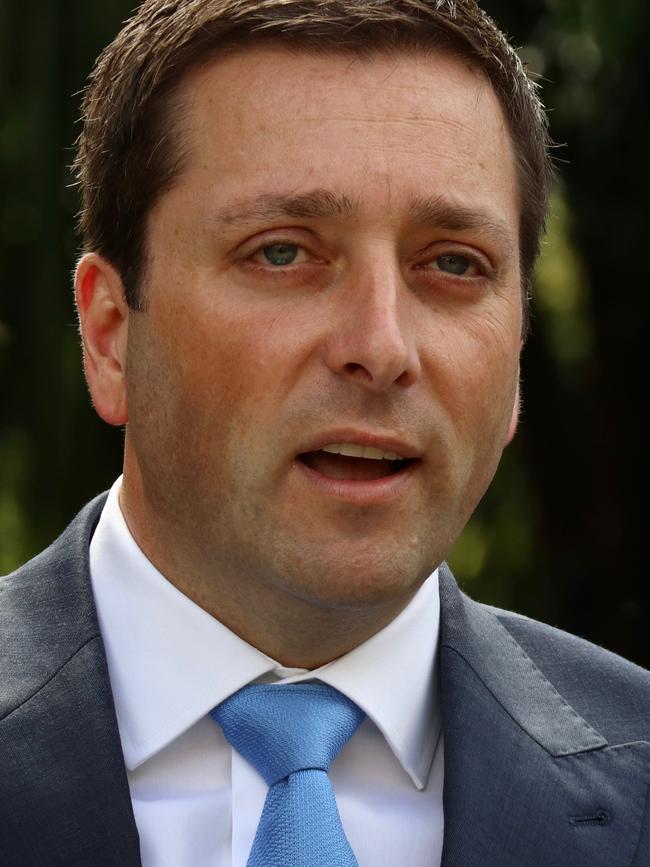 Victorian Opposition Leader Matthew Guy.