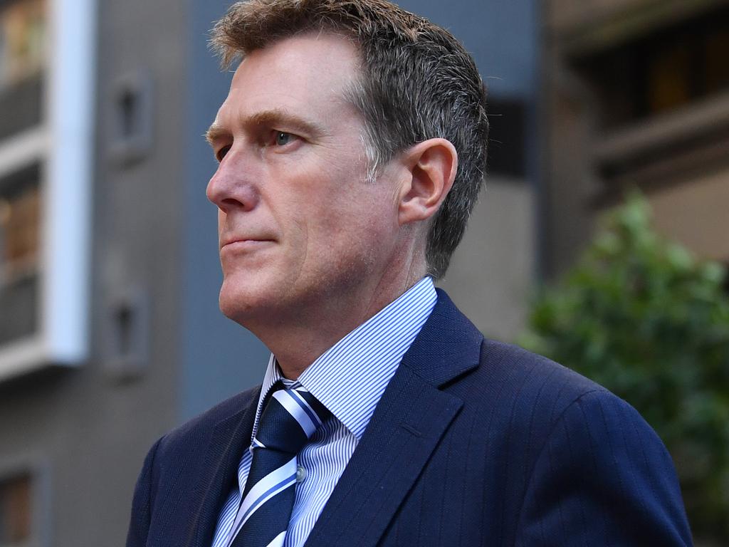 Former Attorney-General Christian Porter. Picture: Joel Carrett