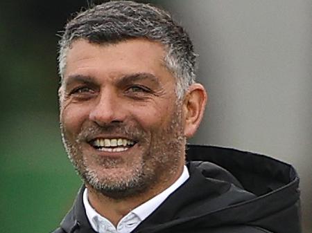 BALLARAT, AUSTRALIA - APRIL 02: Western United coach John Aloisi reacts during the A-League Mens match between Western United and Central Coast Mariners at Mars Stadium, on April 02, 2022, in Ballarat, Australia. (Photo by Robert Cianflone/Getty Images)