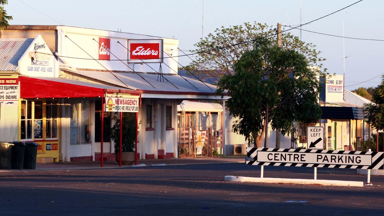 The country town of Richmond had been forecast to become a huge new cropping and food bowl area, using water harvested from the Flinders River.