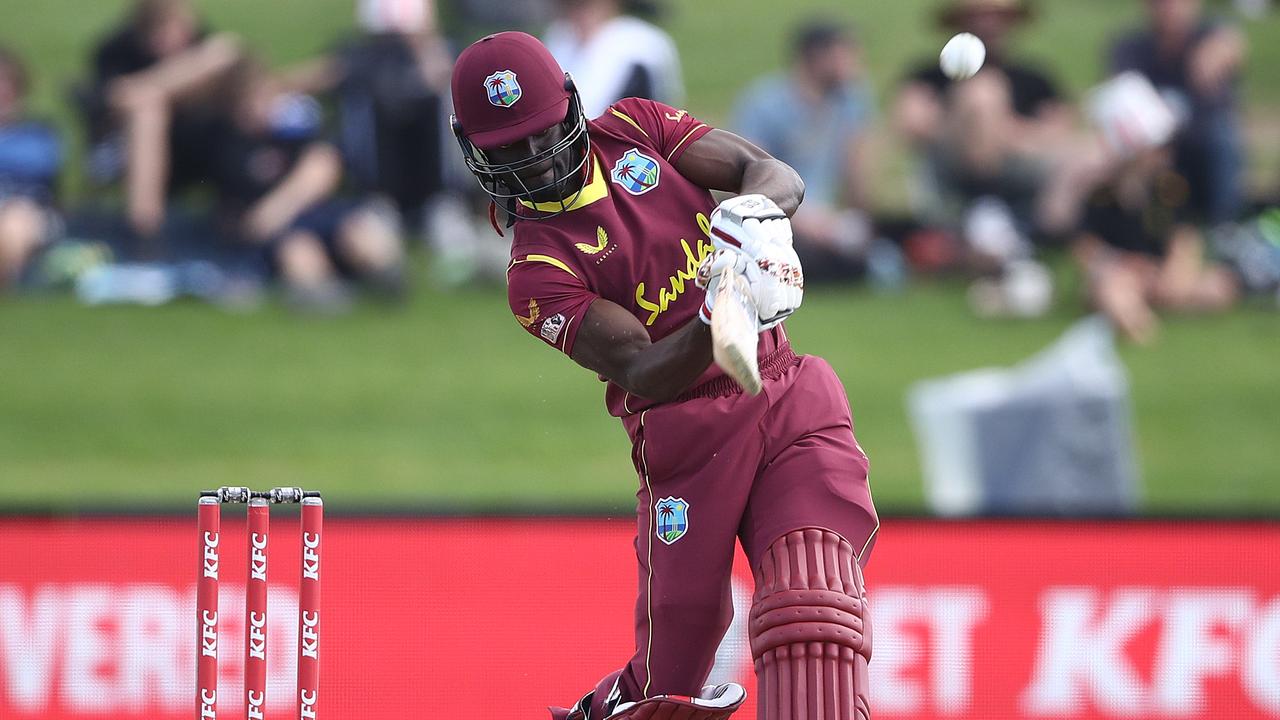 Andre Fletcher in action for West Indies in the T20 intentional against New Zealand. Picture: Phil Walter/Getty Images