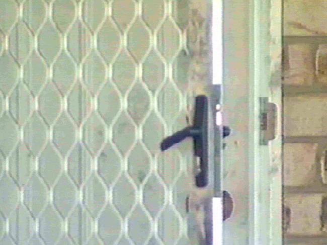 ## HAVE YOU /CHECKED COPYRIGHT /CLEARANCE ??  25 Jul 2003 home invasion at Helensvale  /must /credit Ch 10 - Lee Ireland 21 who was visiting with friends, opened the door and was bashed by two attackers wielding  baseball bats - he died 29 Jul  in /hospital - crime qld murder scene security screen door generic