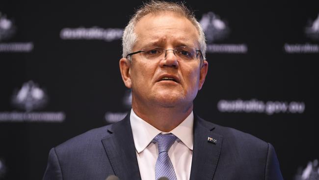 In recent months, Prime Minister Scott Morrison threatened to outlaw protesting. Picture: AAP/Lukas Coch