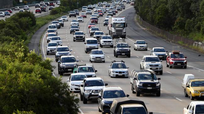 Our roads are becoming ever more clogged – and with that added traffic has come a greater number of serious crashes. Picture: Nigel Hallett.