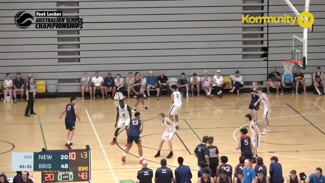 Replay: Basketball Australia School Championships Day 2 - (M) Newington College v Brisbane SHS